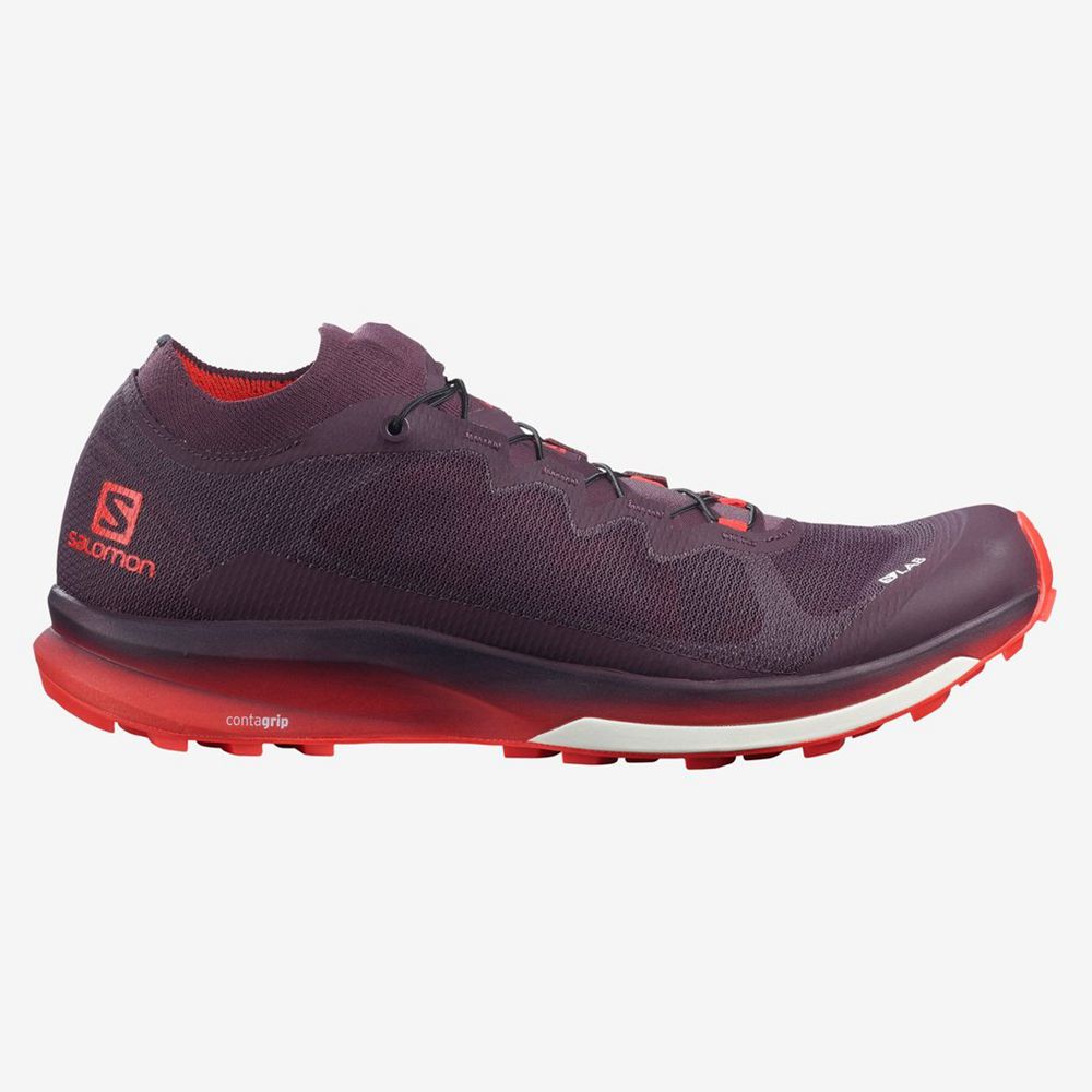 Salomon S/LAB ULTRA 3 Zapatillas Trail Running Mujer - Moradas - Colombia (57248-WIYH)